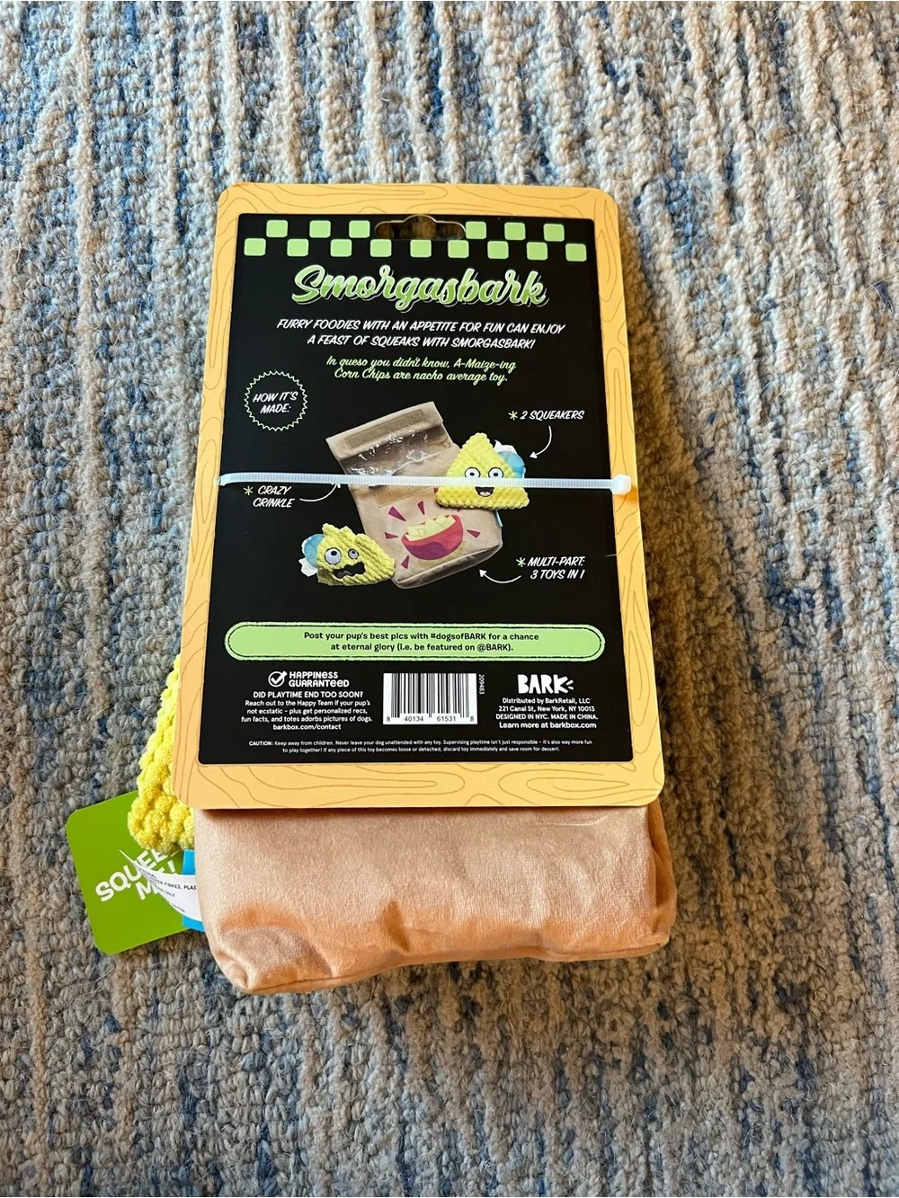 NWT Bark Smorgasbark Chip Toy